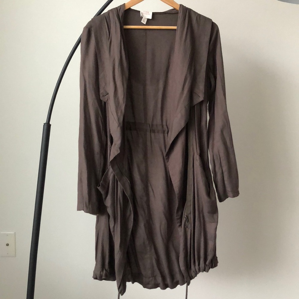 Sun & Shadow Trench Cardigan